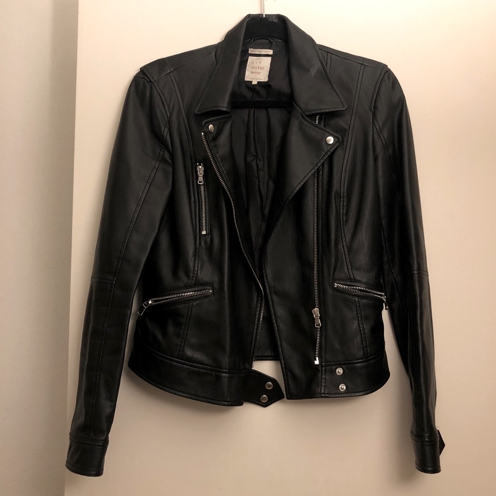 Zara leather jacket